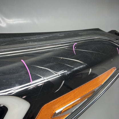 92101-D3 HYUNDAI TUCSON HEADLIGHT LEFT DRIVER HALOGEN 2019 2020 2021 OEM 92101-D3