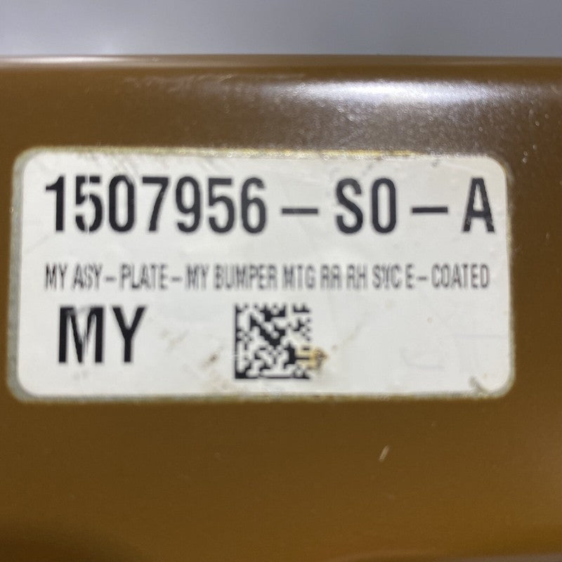 1507956-S0-A TESLA MODEL Y BUMPER MTG RIGHT REAR SVC 1507956-S0-A 2020 2021 2022 OEM