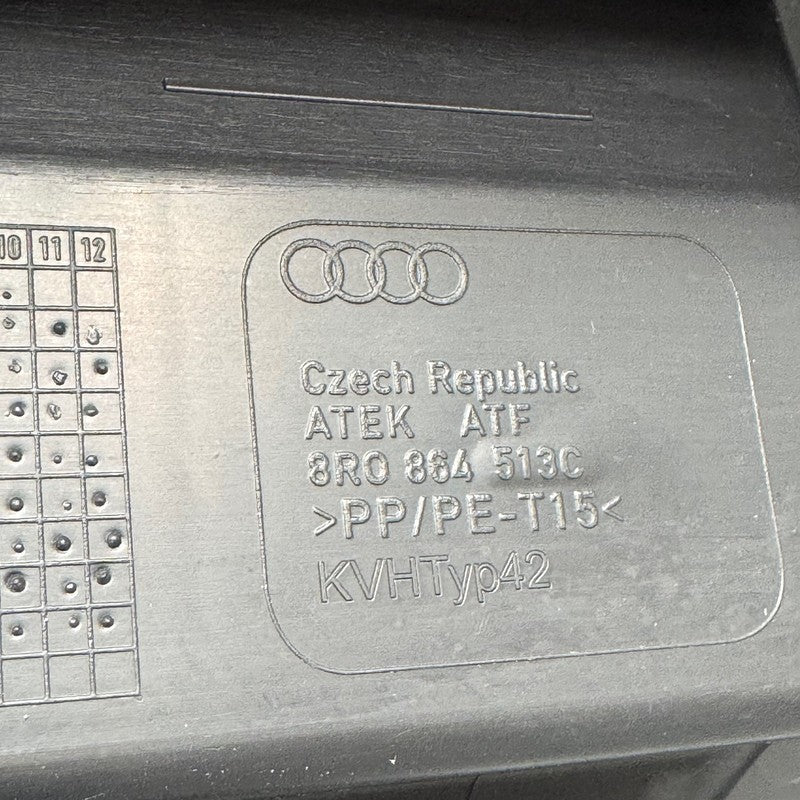 AUDI Q5 TRUNK LATCH PANEL COVER TRIM 2010 2011 2012 2013 2014 2015 8R0