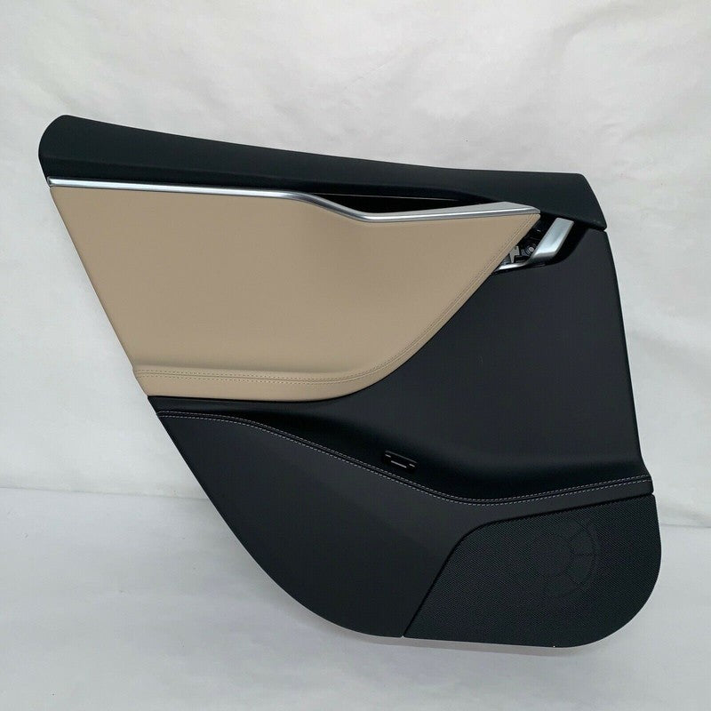 6007492-00 TESLA MODEL S LEFT REAR CARIIER DOOR TRIM PANEL 2012 2013 2014 2015 2016 OEM