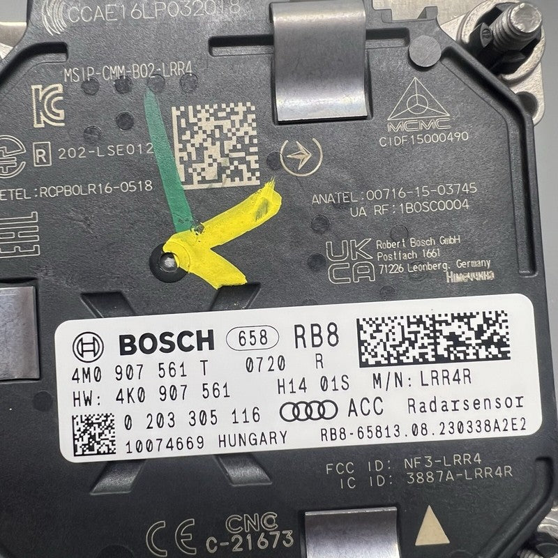 4M0907561T AUDI Q7 Q8 ADAPTIVE CRUISE RADAR SENSOR 2019 2020 OEM 4M0907561T
