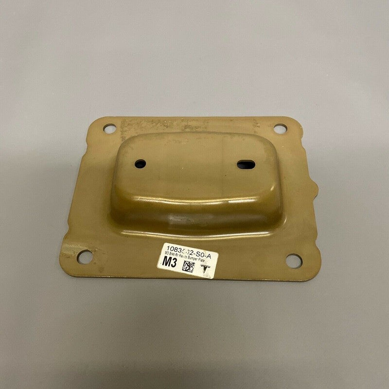 1083562-S0-A TESLA MODEL 3 REAR BRACKET RAIL TO BUMPER PLATE 2016 2017 2018 2019 OEM 