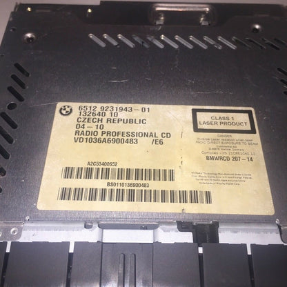 65129231943-01 BMW 328 335 AUDI RADIO RECIEVER CD 2007 2008 2009 2010 OEM