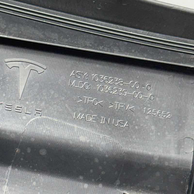 TESLA MODEL X FRUNK APRON COVER RIGHT 2016 2017 2018 2019 2020 1036238