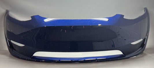 1540102-17-F TESLA MODEL Y FRONT BUMPER 2023 2024 NON SENSOR OEM 1540102-17-F