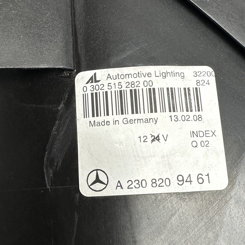 A2308209461 MERCEDES BENZ SL63 HEADLIGHT RIGHT PASSENGER SL550 XENON 2009 2010 2011 2012 OEM