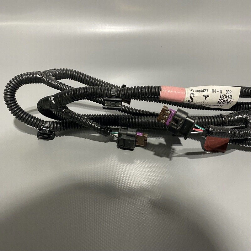 1004421-04-Q TESLA MODEL S WIRING HARNESS REAR BUMPER 2012 2013 2014 2015 OEM 1004421-04-Q