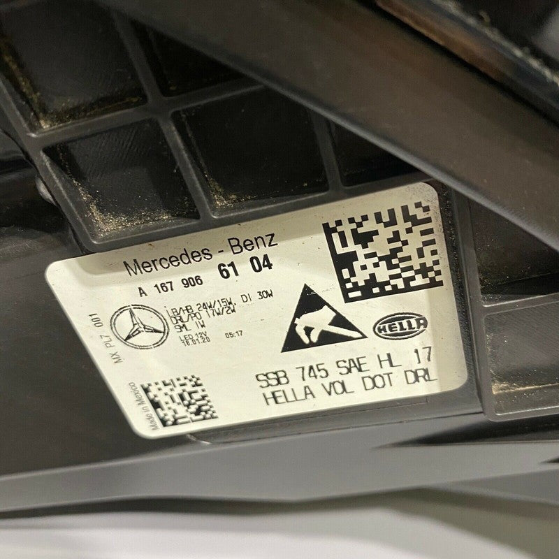 A1679066104 MERCEDES BENZ GLE350 HEADLIGHT GLE580 LEFT DRIVER 2020 2021 LED OEM