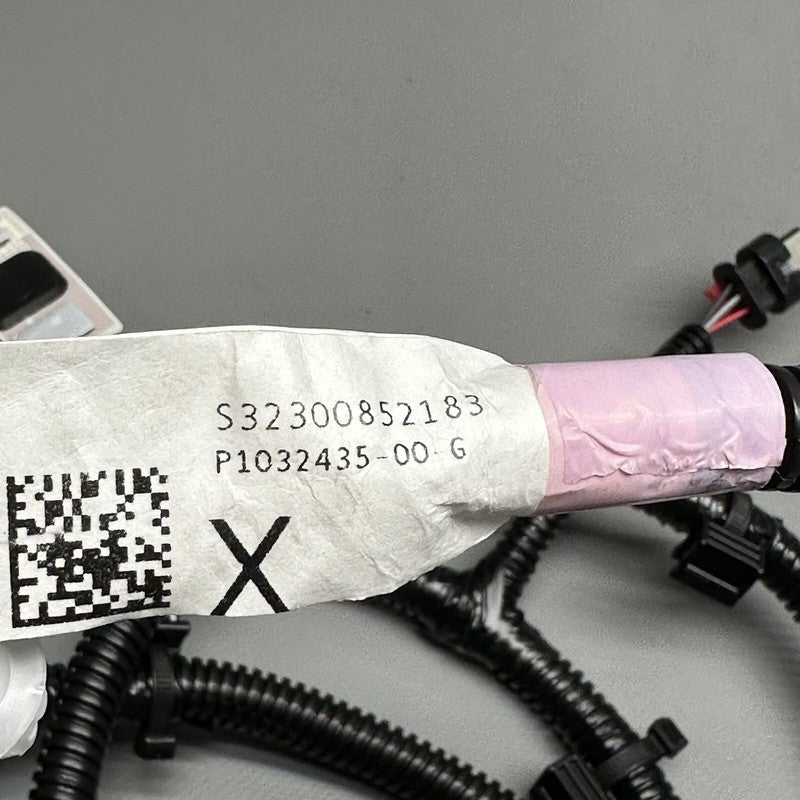 1032435-00-G TESLA MODEL X WIRE HARNESS REAR BUMPER PARKING 2016 2017 2018 2019 2020 OEM